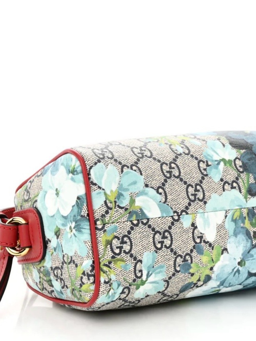 Gucci GG Supreme Monogram Blooms Mini
Boston Navy Blue Hibiscus AUTHENTIC - Picture 5 of 10